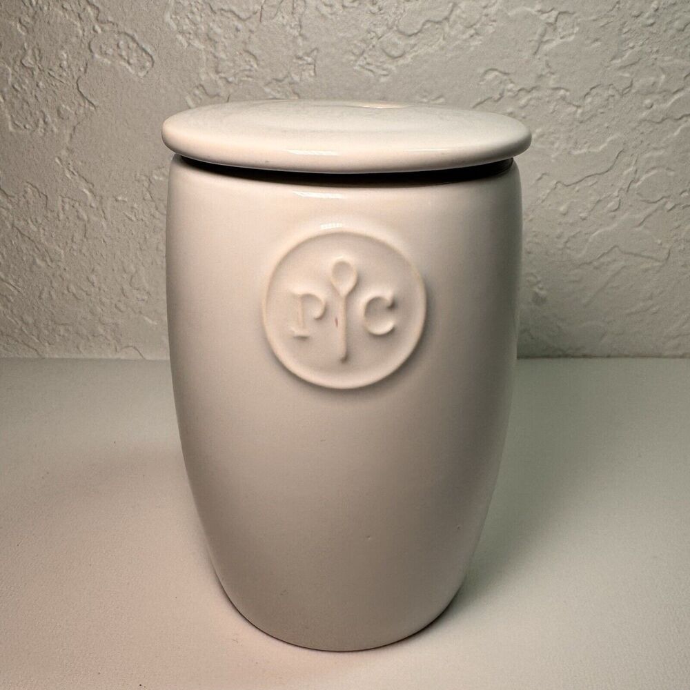 Pampered Chef Ceramic Microwave Egg Mug Cake Muffin Cooker With Lid